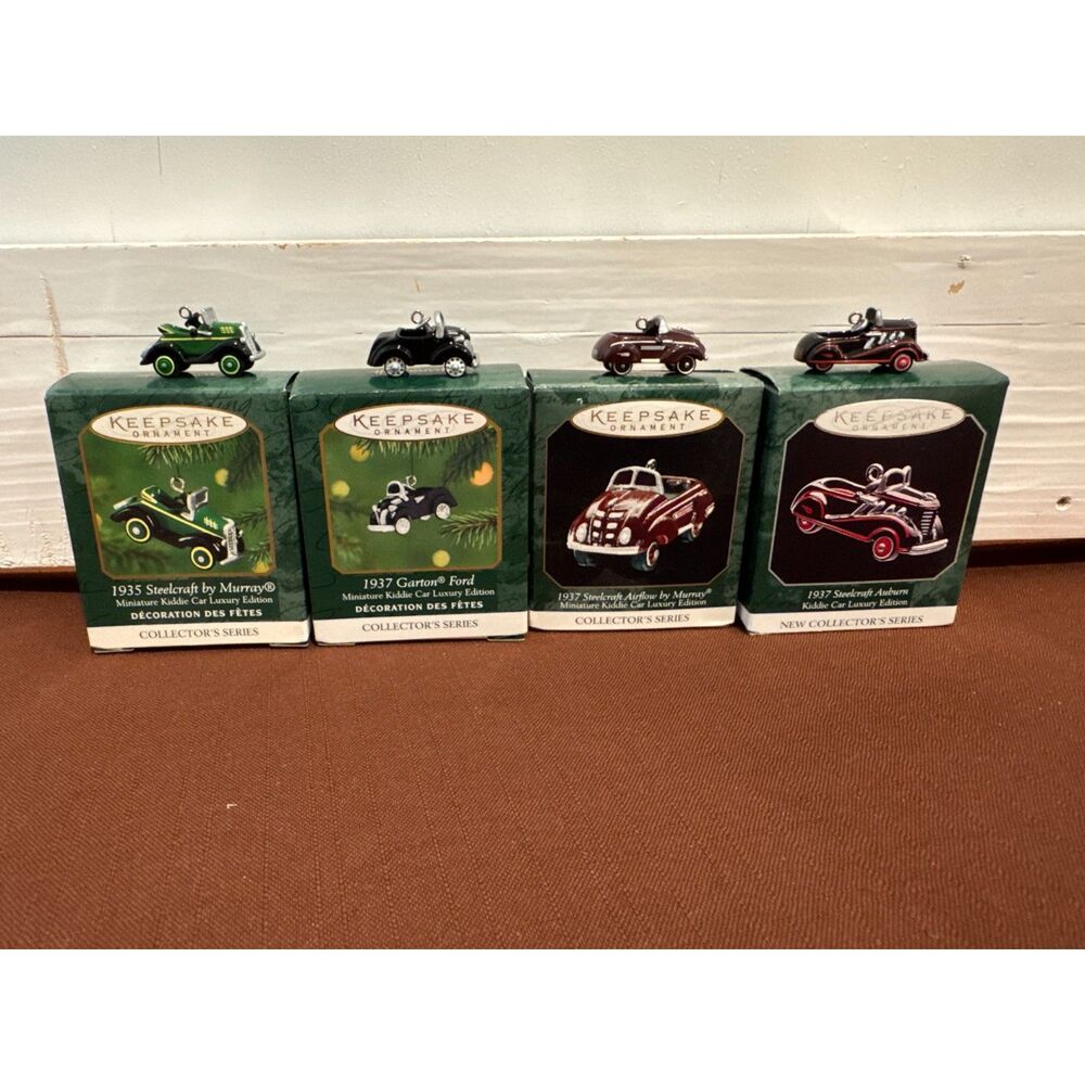 Lot of 4 Hallmark Keepsake Ornaments Collector's Series